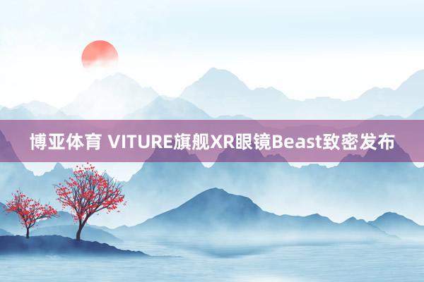 博亚体育 VITURE旗舰XR眼镜Beast致密发布