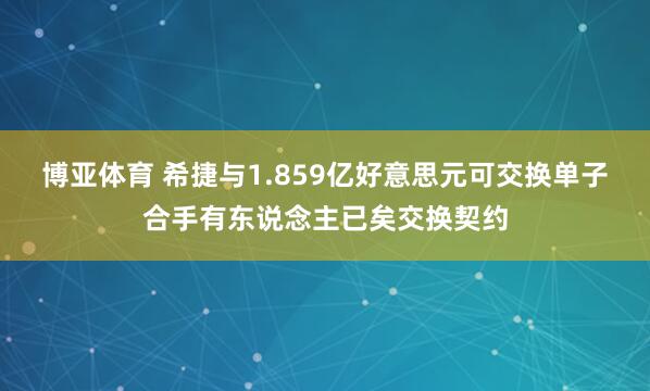 博亚体育 希捷与1.859亿好意思元可交换单子合手有东说念主已矣交换契约